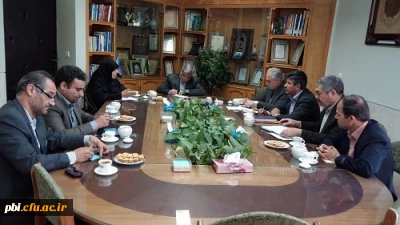 دیدار سرپرست پردیس ها و مراکز آموزش عالی دانشگاه فرهنگیان اصفهان  با مدیر کل نوسازی مدارس استان