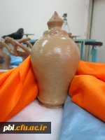 گزارش تصویری نمایشگاه آثار سفال دانشجویان کارشناسی ناپیوسته آموزش هنرهای تجسمی با نظارت دکتر آستی