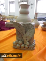 گزارش تصویری نمایشگاه آثار سفال دانشجویان کارشناسی ناپیوسته آموزش هنرهای تجسمی با نظارت دکتر آستی