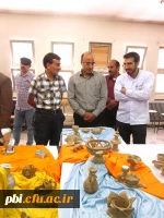 گزارش تصویری نمایشگاه آثار سفال دانشجویان کارشناسی ناپیوسته آموزش هنرهای تجسمی با نظارت دکتر آستی