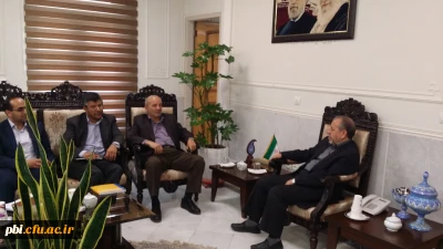 دیدار آقای دکتر شهرام عروف زاد مدیریت امور پردیس ها با استاندار محترم اصفهان