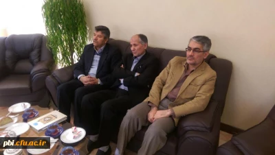 دیدار مدیریت دانشگاه فرهنگیان و معاونت آموزشی  و حراست پردیس شهید باهنر  اصفهان با ریاست دانشکده  فنی حرفه ای شهیدمهاجراصفهان