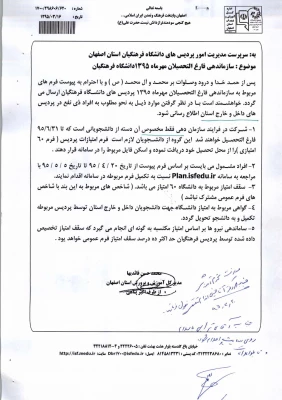 سازماندهی فارغ التحصیلان مهر ماه 1395 دانشگاه فرهنگیان