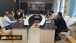 جلسه کاری معاونت محترم استانداری در پردیس شهید باهنر