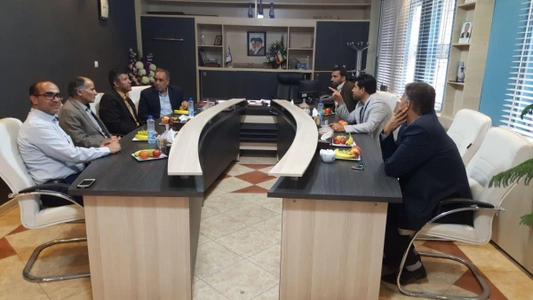 جلسه کاری معاونت محترم استانداری در پردیس شهید باهنر