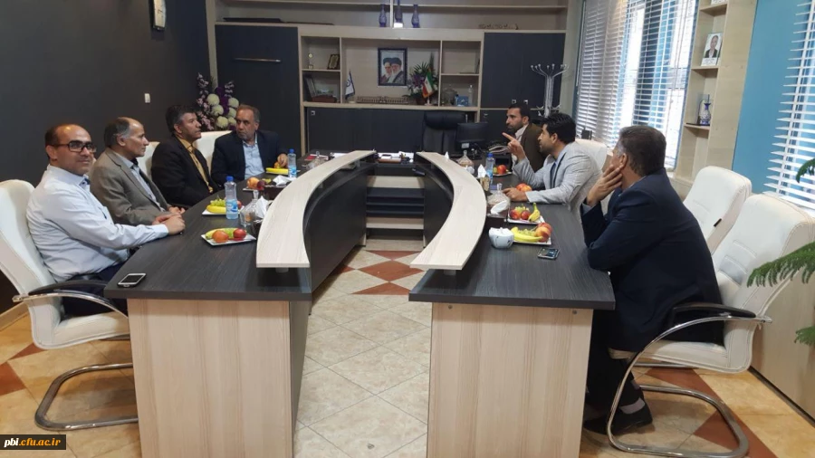 جلسه کاری معاونت محترم استانداری در پردیس شهید باهنر