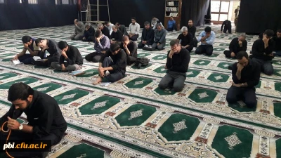 برگزاری مراسم عزاداری سید وسالار شهیدان حضرت اباعبدالله الحسین (ع) همراه با زیارت عاشورا در مسجدالانبیاء پردیس شهید باهنر اصفهان