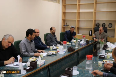 برگزاری جلسه شورای پردیس شهید باهنر