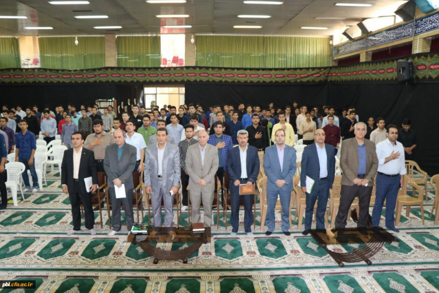 سخنان  ریاست محترم پردیس شهید باهنر اصفهان در جلسه توجیهی  دانشجویان  جدیدالورود ۹۶