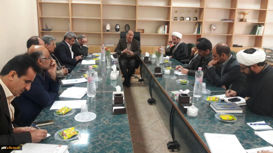 جلسه کمیته فرهنگی پردیس شهید باهنر اصفهان