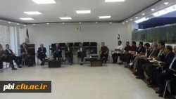 برگزاری جلسه به مناسبت آغاز سال جدید با حضور سرپرست و معاونان و کارکنان پردیس شهید باهنر