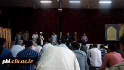 تشویق و قدردانی از زحمات دانشجویان فعال در حوزه  برگزاری نماز جماعت  2