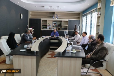 جلسه مشترک پردیس شهید باهنر و دانشگاه علمی کاربردی