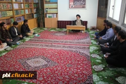 دیدار اعضای شورای مرکزی جامعه اسلامی دانشجویان پردیس شهید باهنر  با حضرت آیت الله طباطبایی نژاد امام جمعه محترم اصفهان 2