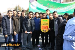 تجدید عهد دانشجویان  انقلابی پردیس شهید باهنر اصفهان در راهپیمایی سیزده آبان 4