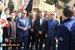 تجدید عهد دانشجویان  انقلابی پردیس شهید باهنر اصفهان در راهپیمایی سیزده آبان 5