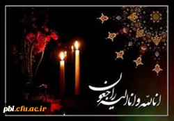 تسلیت درگذشت فرشید جلیل پیران (دانشجو معلم ورودی 93) 2