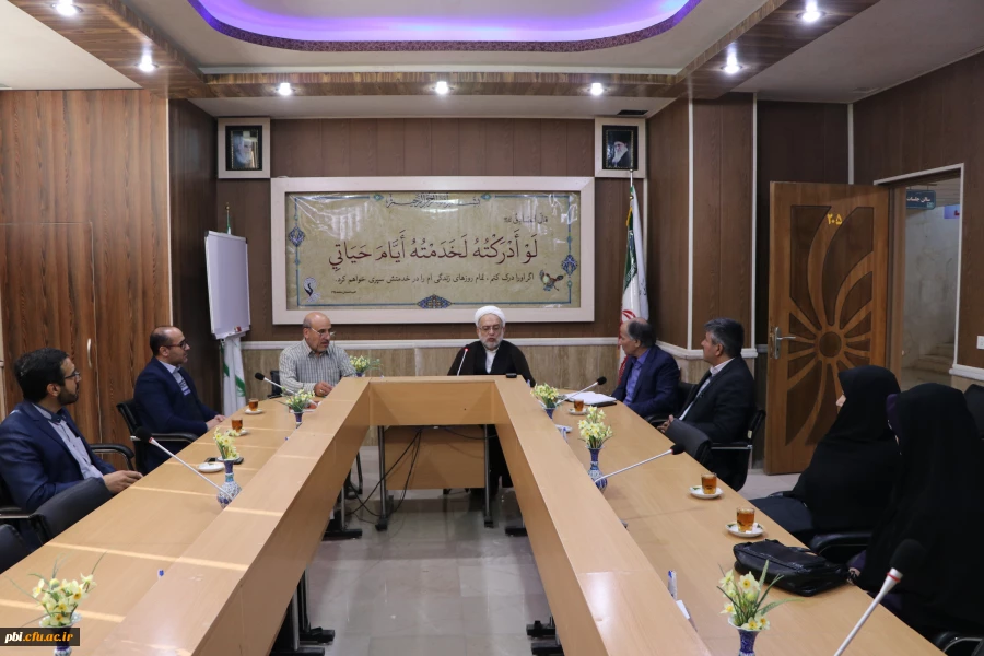 دیدار مسئولین دانشگاه فرهنگیان اصفهان با بنیاد مهدویت 2