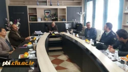 جلسه هم اندیشی مسئولین پردیس شهید باهنر و ریاست کلانتری 19 شهر اصفهان(جناب سروان بدیعیان) 2