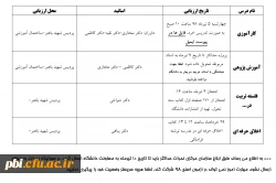 قابل توجه مهارت آموزان ماده 28 ورودی 95: برنامه زمانبندی  امتحانات و ارزیابی دروس فاقد نمره در پودمان دوم 4