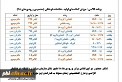 برنامه برگزاری کلاس آموزش کمک های اولیه 3