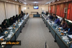 نشست ریاست دانشگاه با اعضای شورای صنفی دانشجویان و مدیرمسئولان نشریات دانشجویی 2