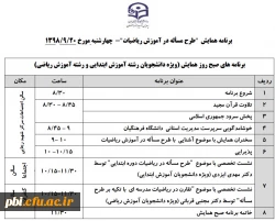 دعوت از دانشجو معلمان رشته ریاضی  برای شرکت در همایش طرح مسئله در آموزش ریاضیات 2