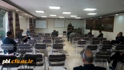 تشکیل جلسه اعضای هیات علمی پردیس شهید باهنر در جلسه آموزش 2