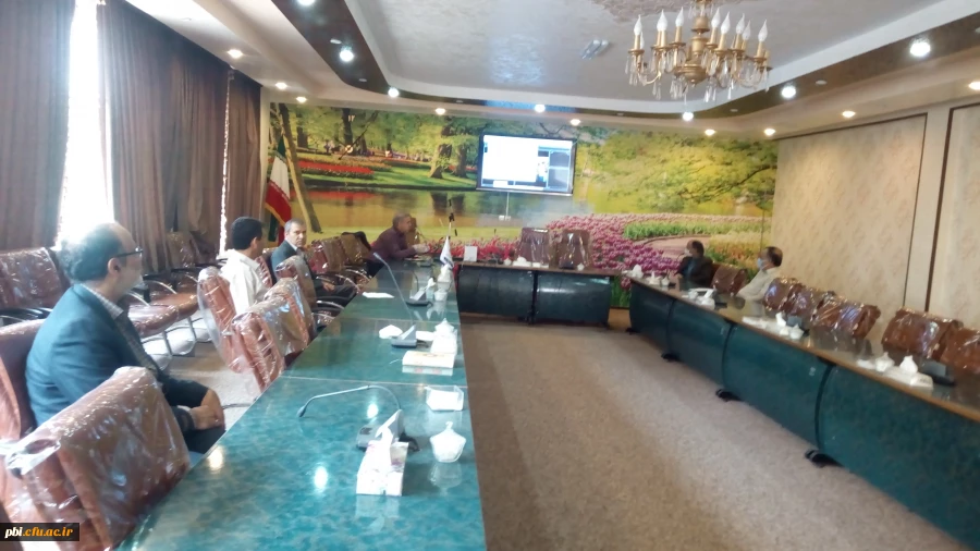 برگزاری جلسه شورای مجازی سازی پردیس شهید باهنر اصفهان 2