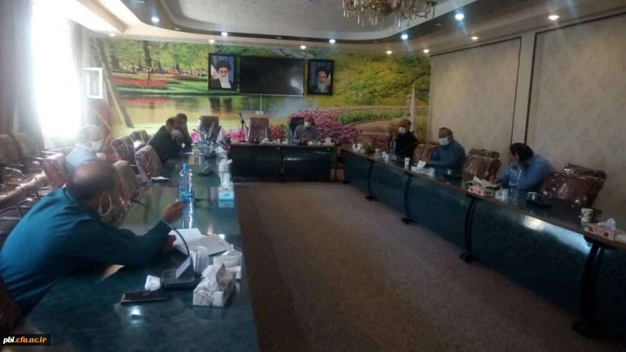 تشکیل شورای پردیس شهید باهنر اصفهان جهت آمادگی برگزاری ترم جدید بصورت آنلاین 2