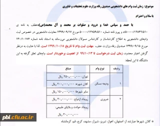 وام دانشجویی