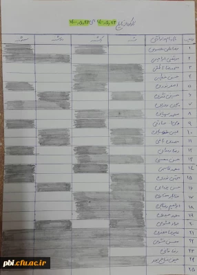 روزهای حضور کارکنان 23 الی 26 مرداد