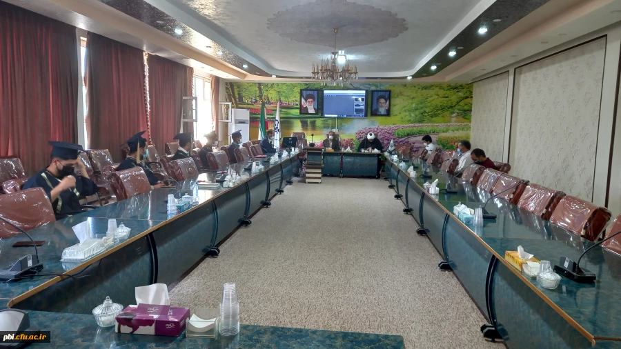 برگزاری جلسه فارغ التحصیلی دانشجویان ورودی 96 2