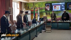 برگزاری جلسه فارغ التحصیلی دانشجویان ورودی 96 3