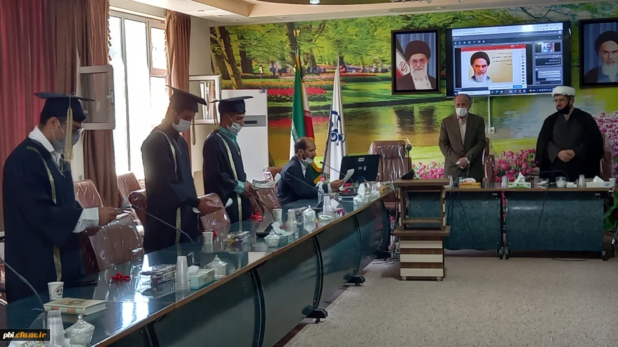 برگزاری جلسه فارغ التحصیلی دانشجویان ورودی 96 3