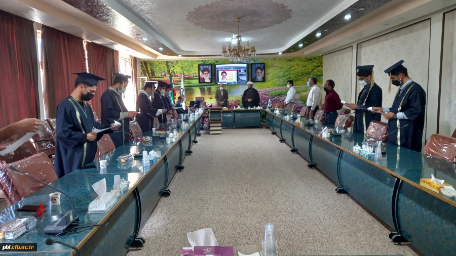 برگزاری جلسه فارغ التحصیلی دانشجویان ورودی 96 4