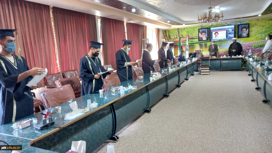 برگزاری جلسه فارغ التحصیلی دانشجویان ورودی 96 5