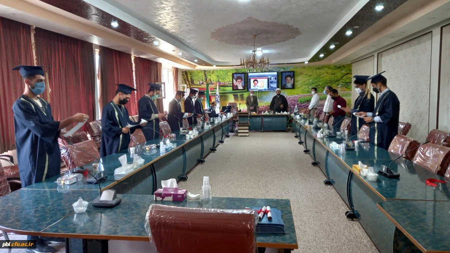برگزاری جلسه فارغ التحصیلی دانشجویان ورودی 96 6