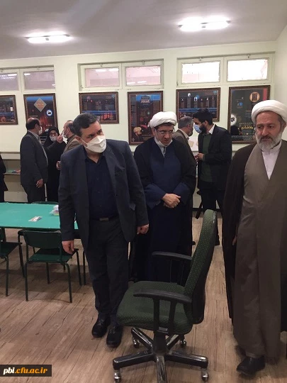 حضور ریاست محترم دانشگاه فرهنگیان جناب آقای دکتر خنیفر به همراه مسئول نهاد رهبری دانشگاه فرهنگیان حجت الاسلام و المسلمین تقوی در پردیس شهید باهنر  3