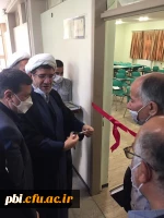 حضور ریاست محترم دانشگاه فرهنگیان جناب آقای دکتر خنیفر به همراه مسئول نهاد رهبری دانشگاه فرهنگیان حجت الاسلام و المسلمین تقوی در پردیس شهید باهنر  4