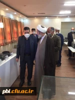 حضور ریاست محترم دانشگاه فرهنگیان جناب آقای دکتر خنیفر به همراه مسئول نهاد رهبری دانشگاه فرهنگیان حجت الاسلام و المسلمین تقوی در پردیس شهید باهنر  9