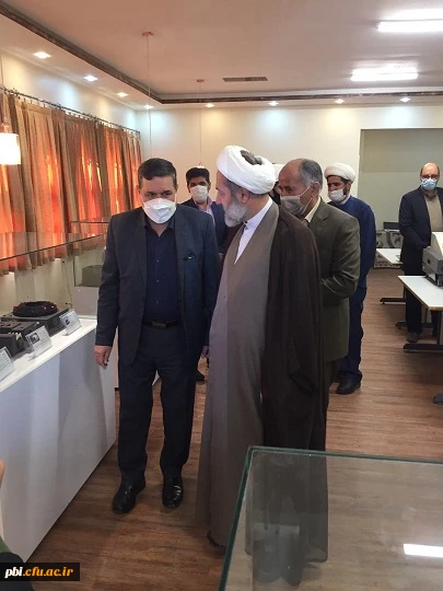 حضور ریاست محترم دانشگاه فرهنگیان جناب آقای دکتر خنیفر به همراه مسئول نهاد رهبری دانشگاه فرهنگیان حجت الاسلام و المسلمین تقوی در پردیس شهید باهنر  9