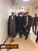 حضور ریاست محترم دانشگاه فرهنگیان جناب آقای دکتر خنیفر به همراه مسئول نهاد رهبری دانشگاه فرهنگیان حجت الاسلام و المسلمین تقوی در پردیس شهید باهنر  10