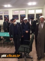 حضور ریاست محترم دانشگاه فرهنگیان جناب آقای دکتر خنیفر به همراه مسئول نهاد رهبری دانشگاه فرهنگیان حجت الاسلام و المسلمین تقوی در پردیس شهید باهنر  3