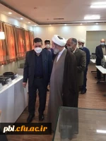 حضور ریاست محترم دانشگاه فرهنگیان جناب آقای دکتر خنیفر به همراه مسئول نهاد رهبری دانشگاه فرهنگیان حجت الاسلام و المسلمین تقوی در پردیس شهید باهنر  9