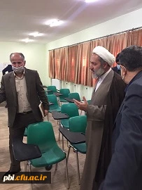 حضور ریاست محترم دانشگاه فرهنگیان جناب آقای دکتر خنیفر به همراه مسئول نهاد رهبری دانشگاه فرهنگیان حجت الاسلام و المسلمین تقوی در پردیس شهید باهنر  11