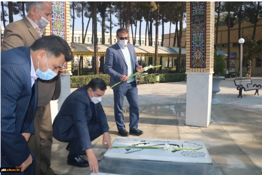 بازدید رییس دانشگاه فرهنگیان و مسئول نهاد رهبری دانشگاه فرهنگیان  9