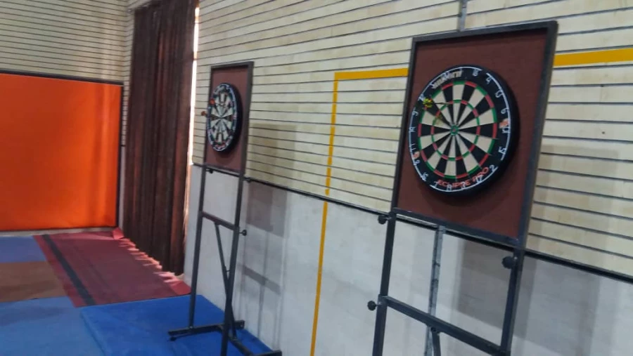  مسابقات انفرادی در رشته های دارت-طناب زنی وپرتاپ توپ بسکتبال بین همکاران به مناسبت هفته تربیت بدنی 3