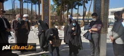 برگزاری مراسم غبارروبی و عطر افشانی بر سر مزار شهدای گمنام پردیس شهید باهنر اصفهان 14