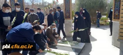 برگزاری مراسم اولین سالگرد به خاک سپاری شهدای گمنام پردیس شهید باهنر اصفهان 4